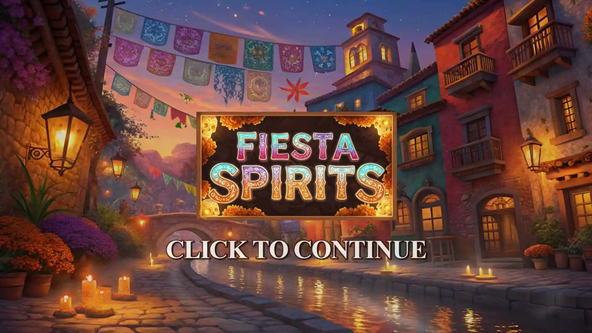 Fiesta Spirits slot intro screen