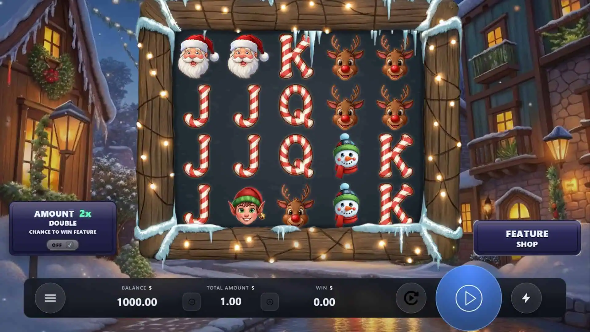 Santas Promise slot gameplay reels