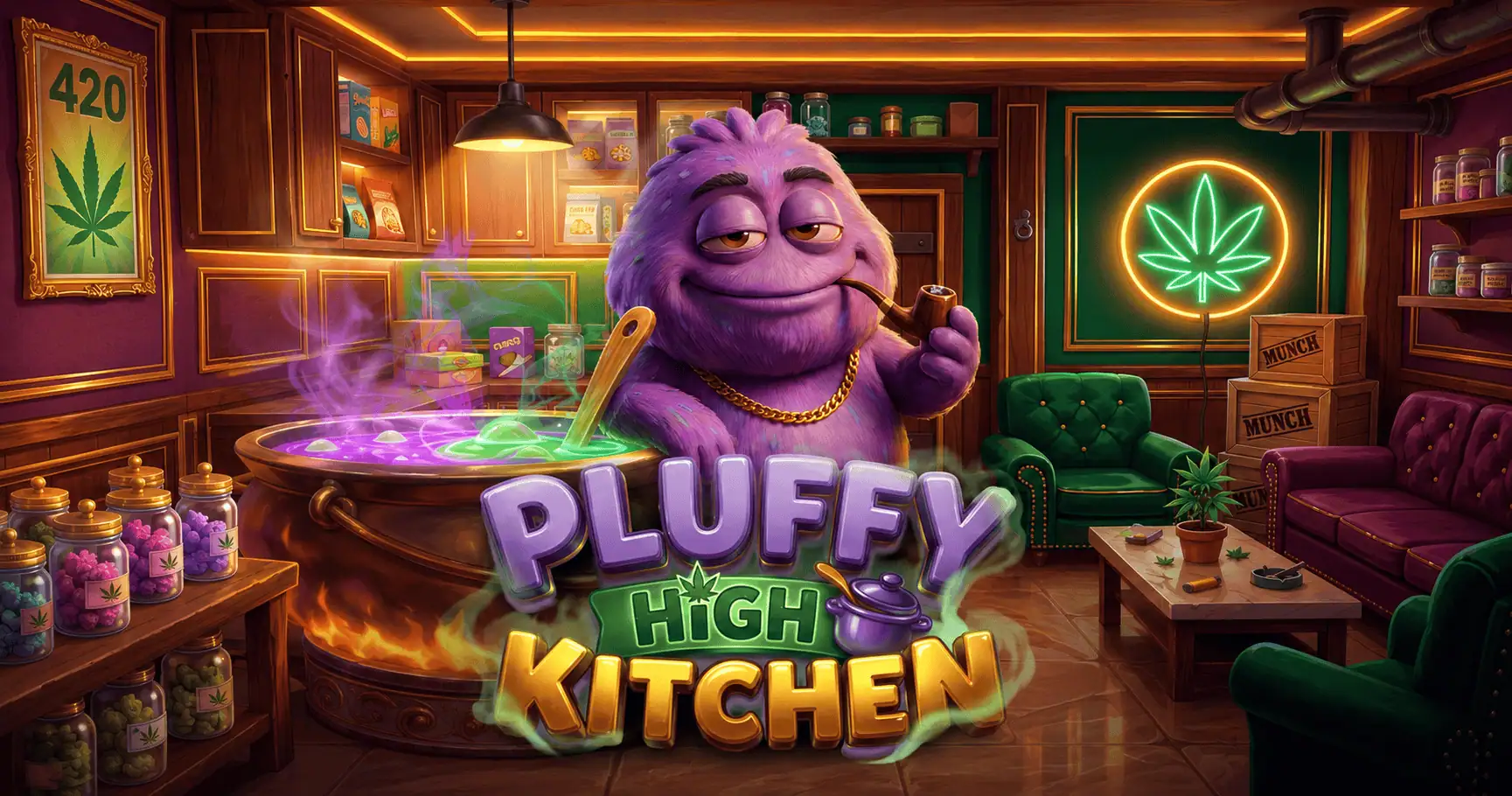 Pluffy High Kitchen Slot Demo by Pluffy Games slot cover image