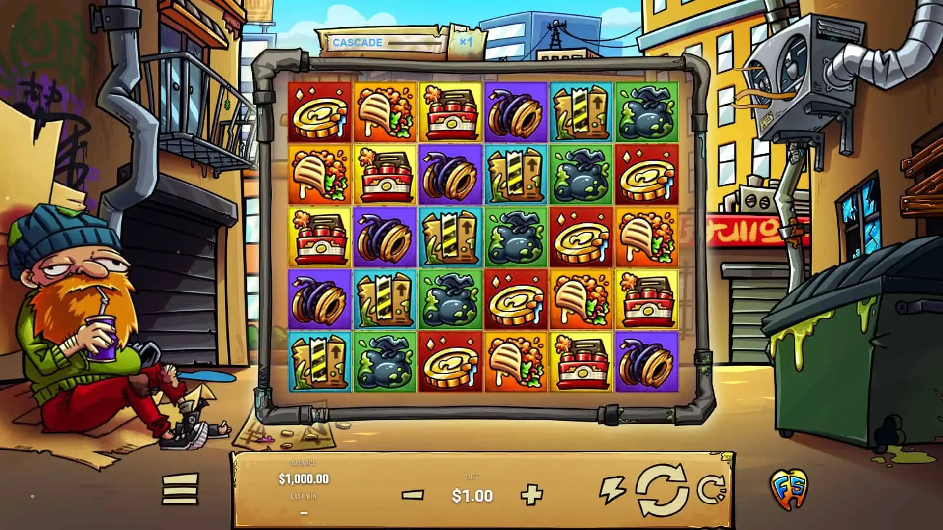Grand Barmud slot gameplay reels