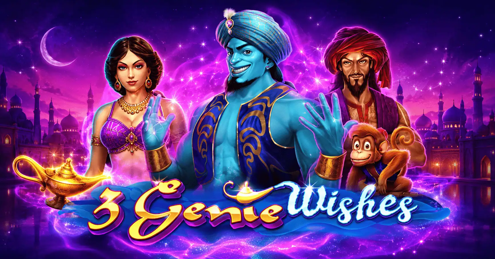 3 Genie Wishes Slot Demo by Pragmatic Play slot cover image