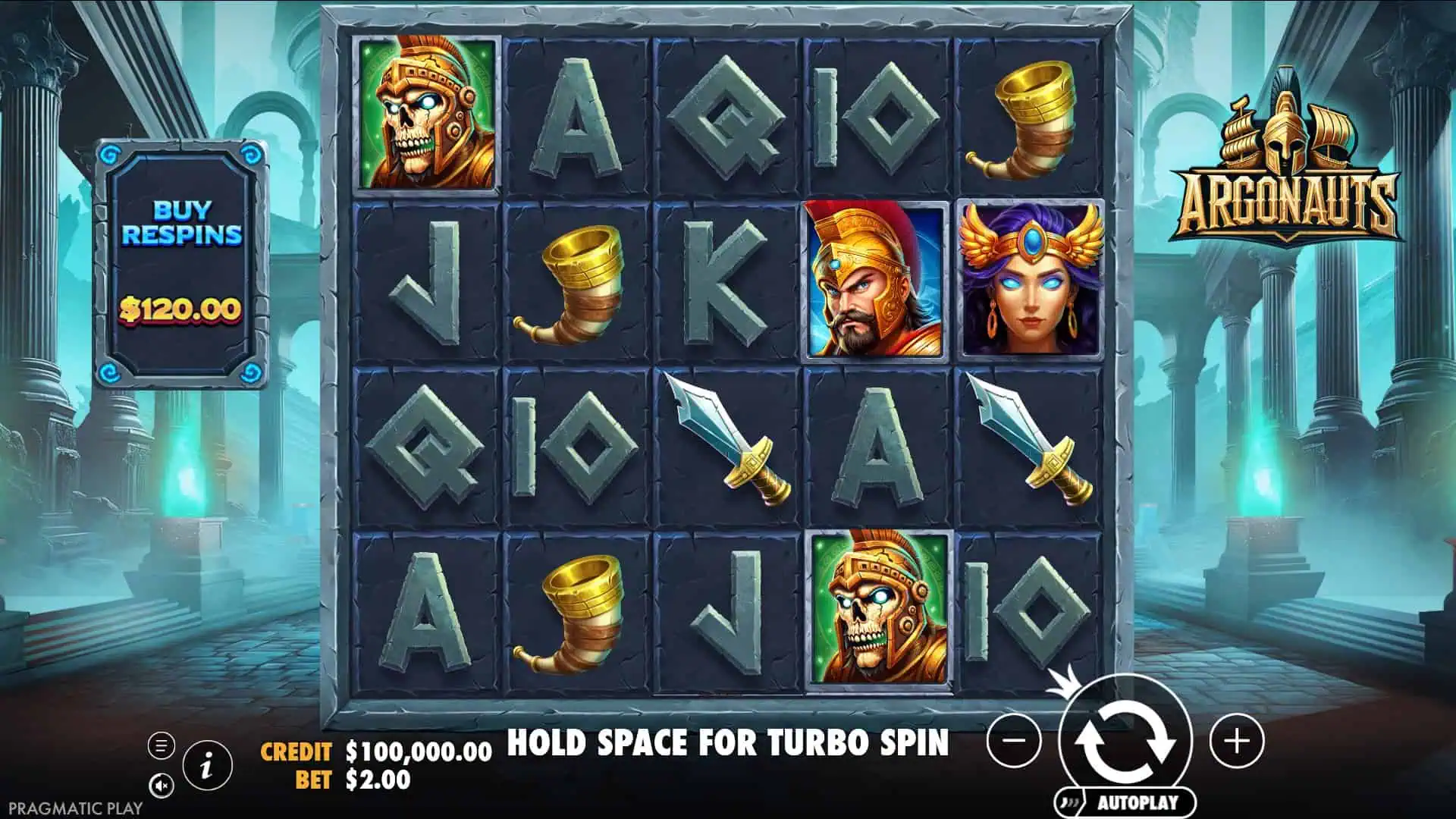 Argonauts slot gameplay reels