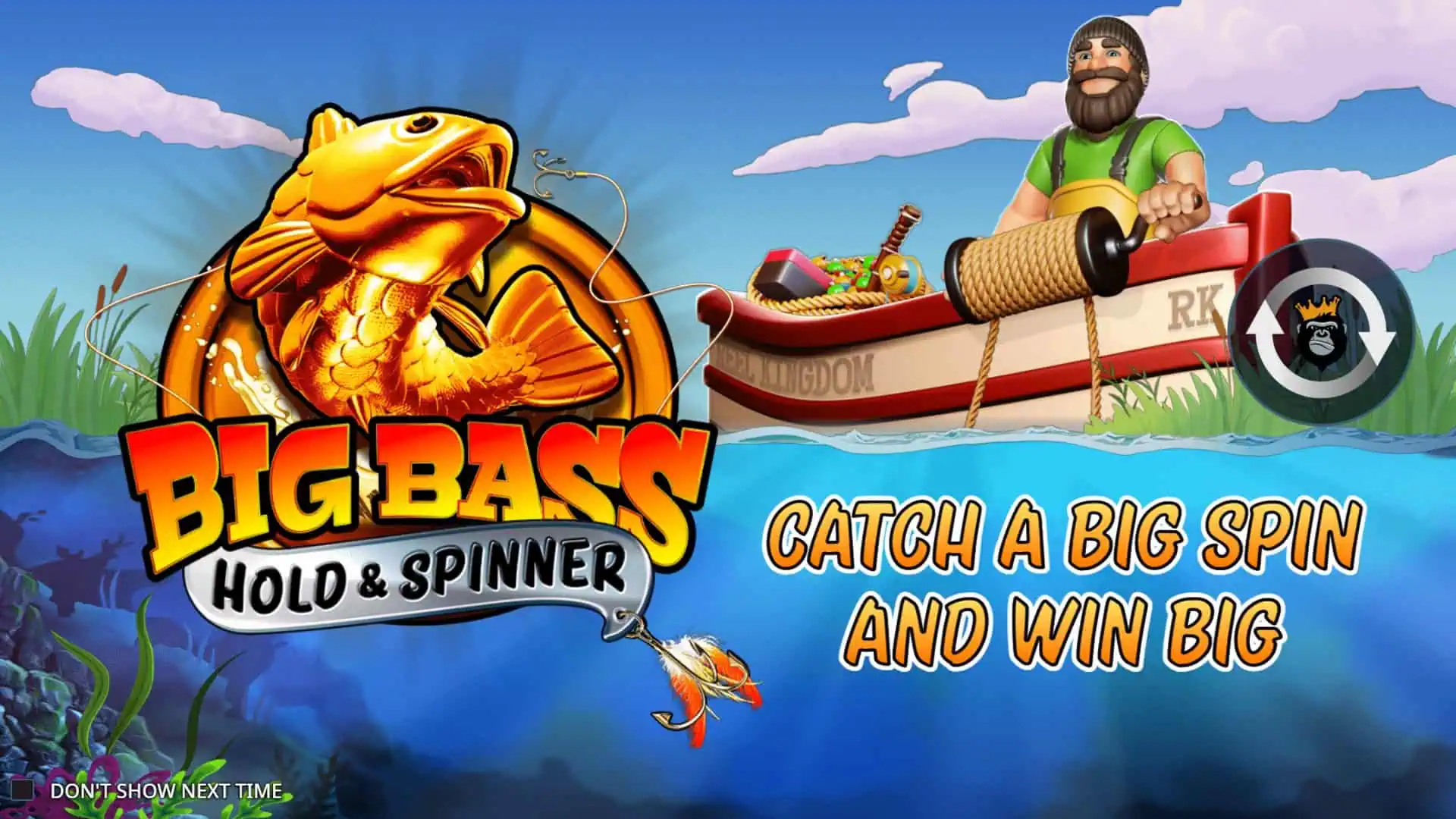 Big Bass Bonanza Hold & Spinner slot intro screen