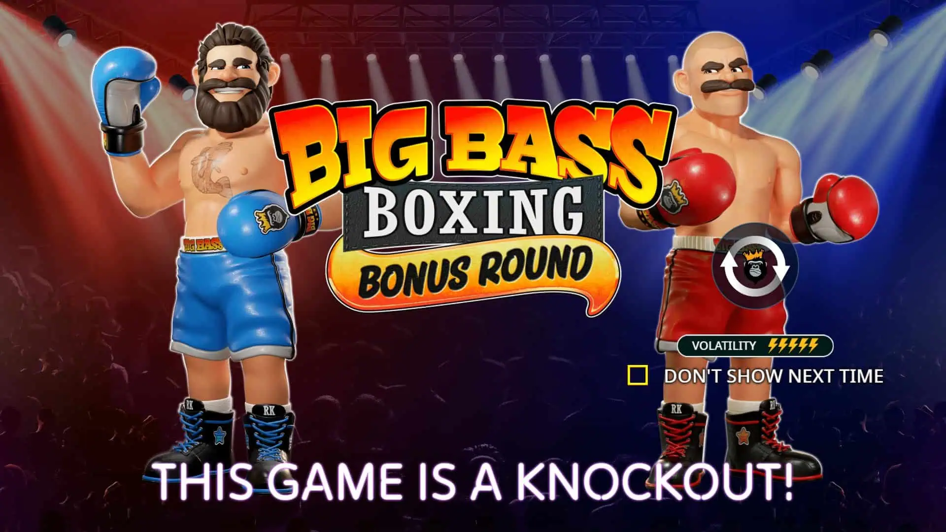Big Bass Boxing Bonus Round slot intro screen