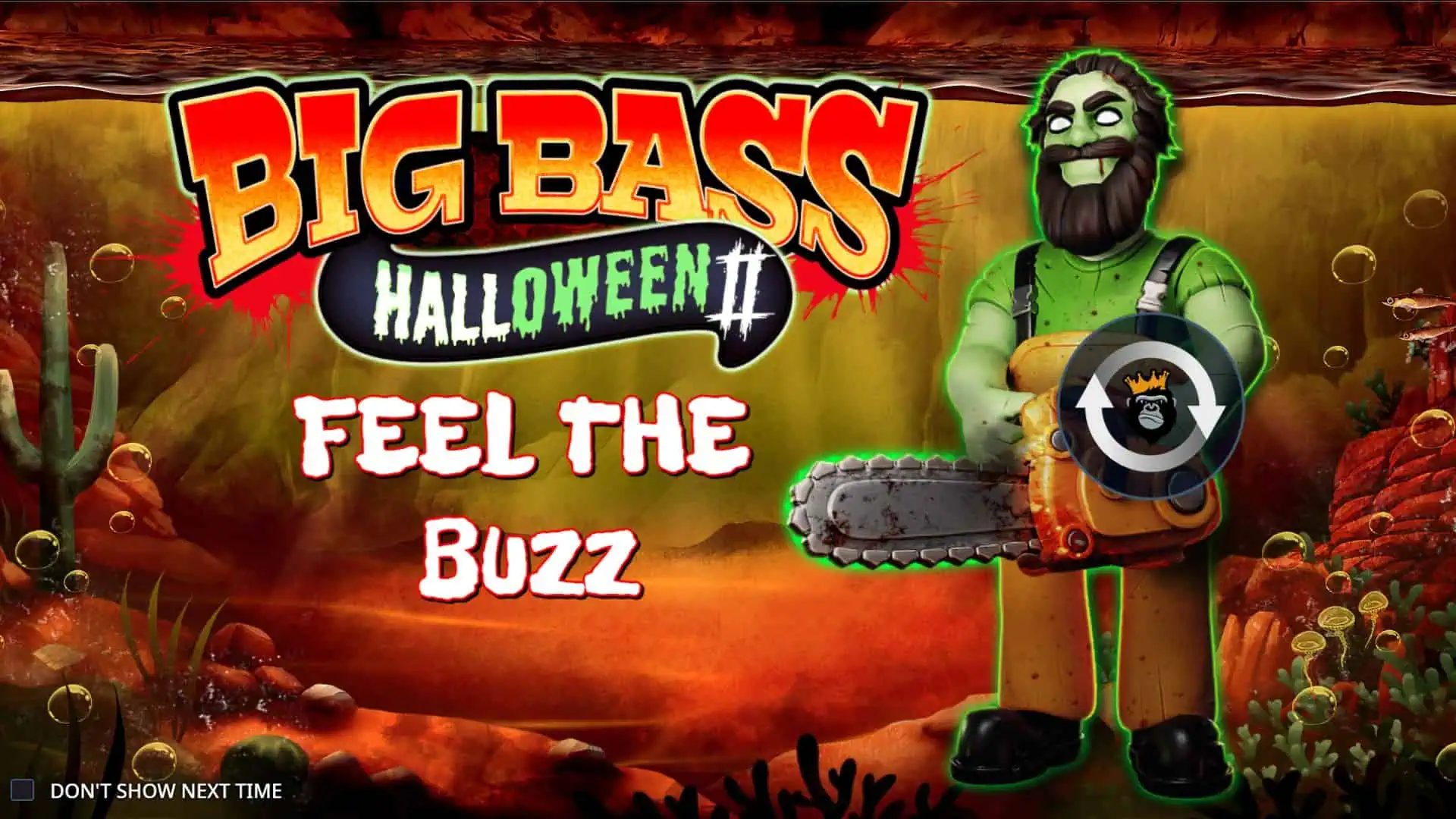 Big Bass Halloween 2 slot intro screen