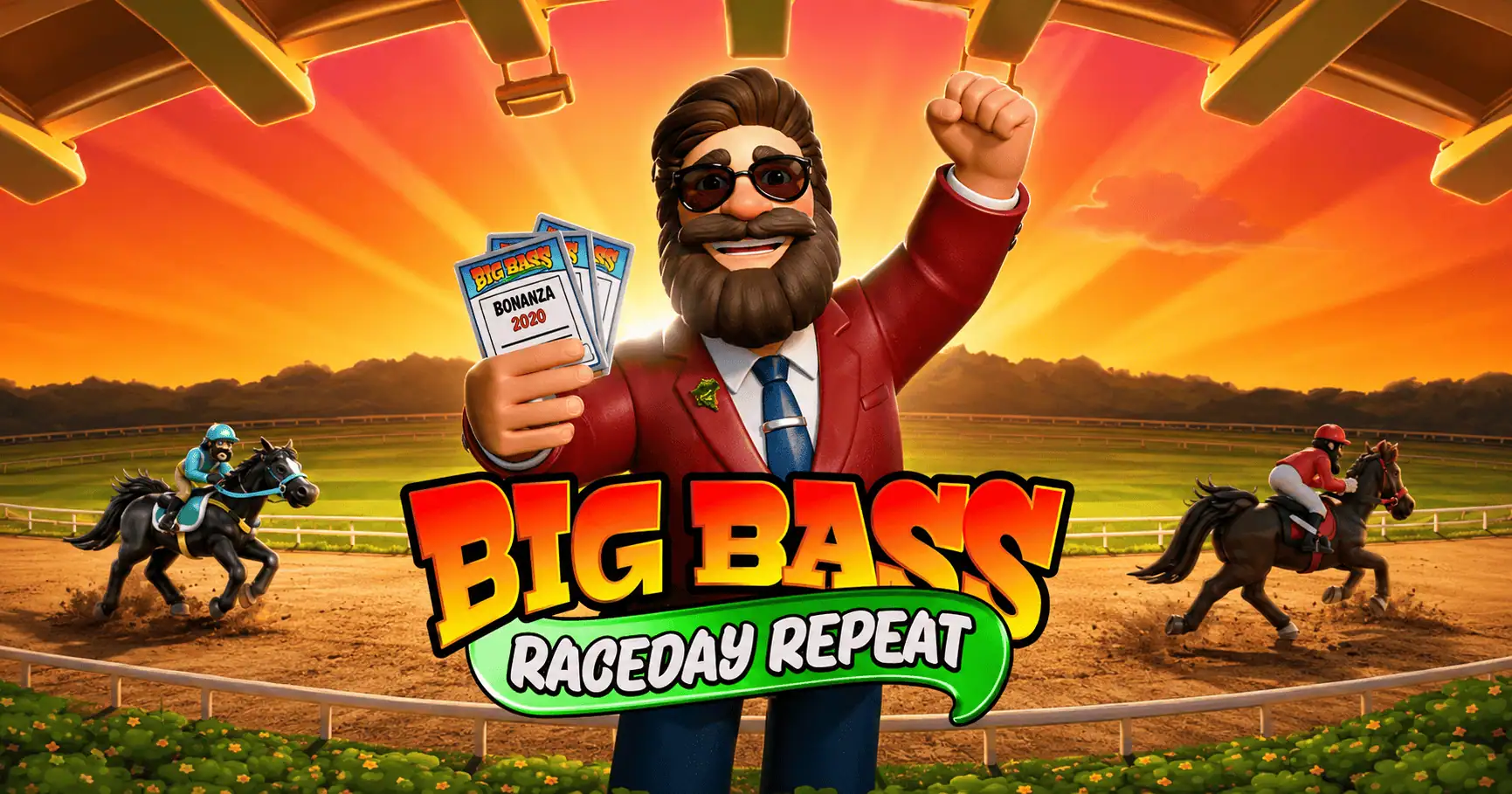 Big Bass Raceday Repeat Slot Demo by Pragmatic Play slot cover image