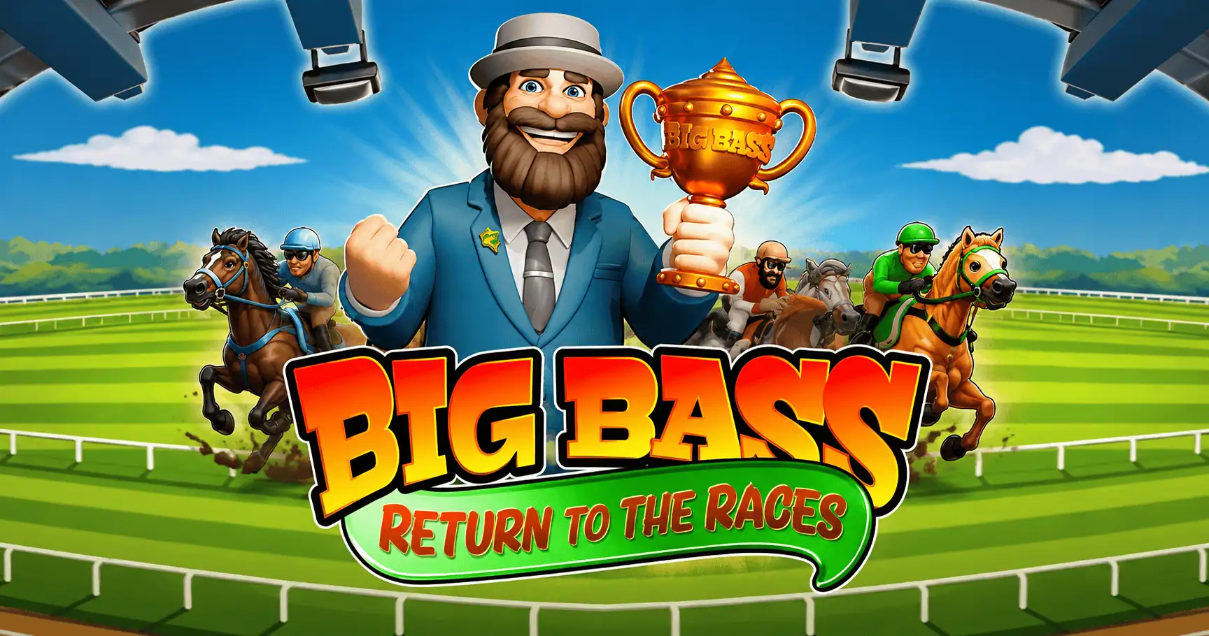 Big Bass Return to the Races Feature Buy Slot Demo by Pragmatic Play slot cover image