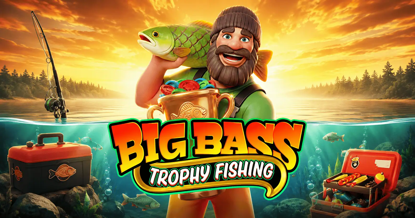 Big Bass Trophy Fishing Slot Demo by Pragmatic Play slot cover image