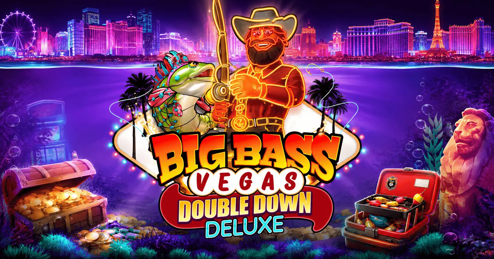 Big Bass Vegas Double Down Deluxe Slot Demo by Pragmatic Play slot cover image