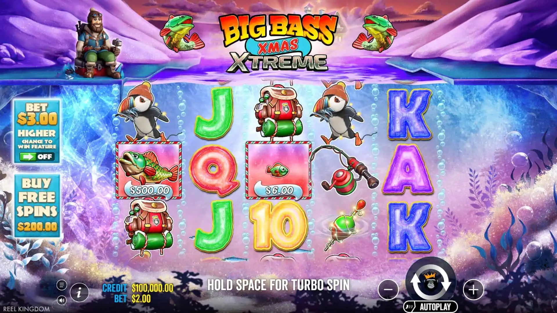 Big Bass Xmas Extreme slot gameplay reels