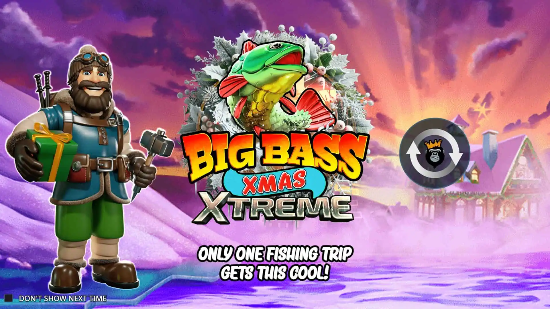 Big Bass Xmas Extreme slot intro screen