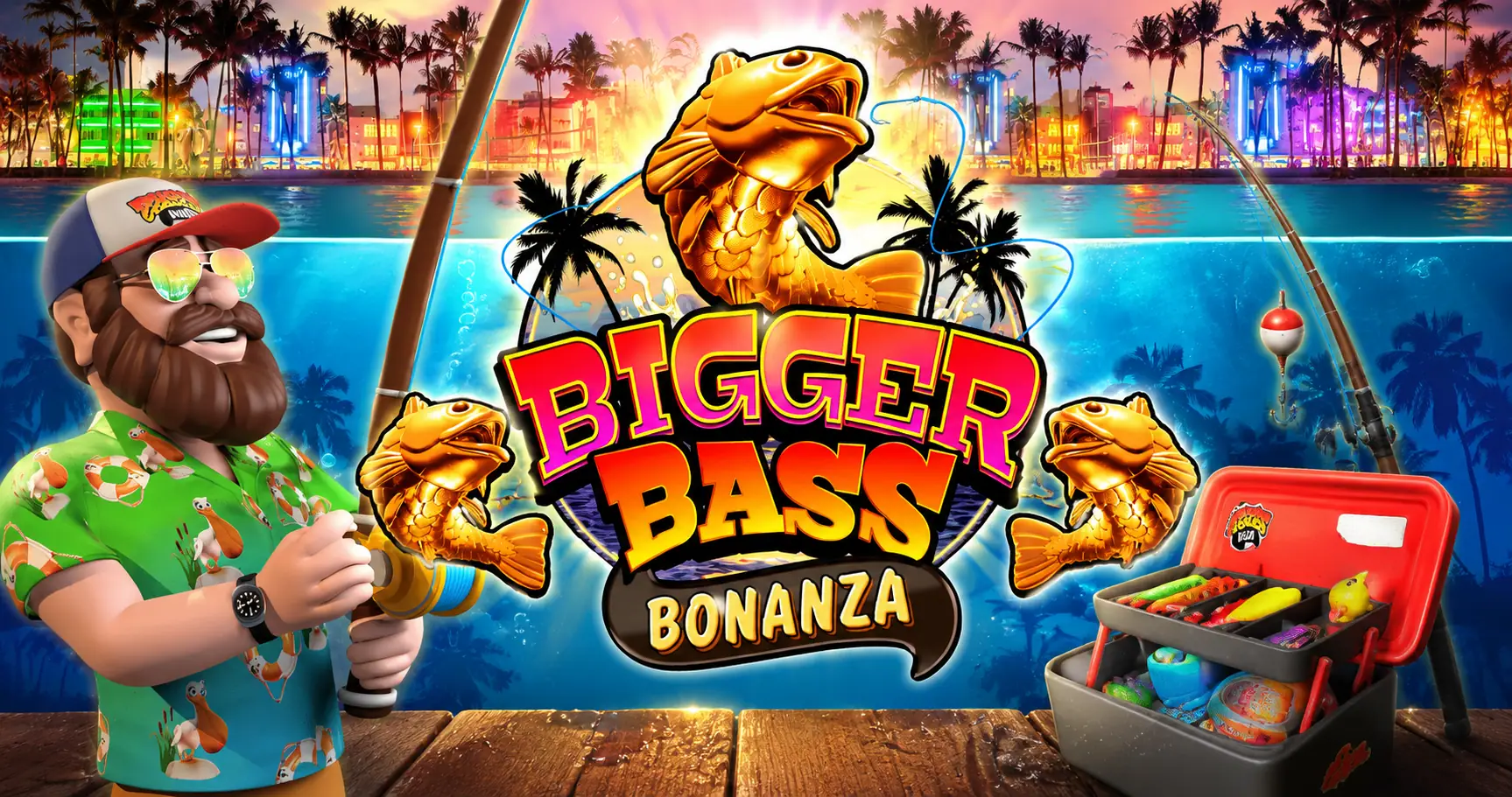 Bigger Bass Bonanza Slot Demo by Pragmatic Play slot cover image
