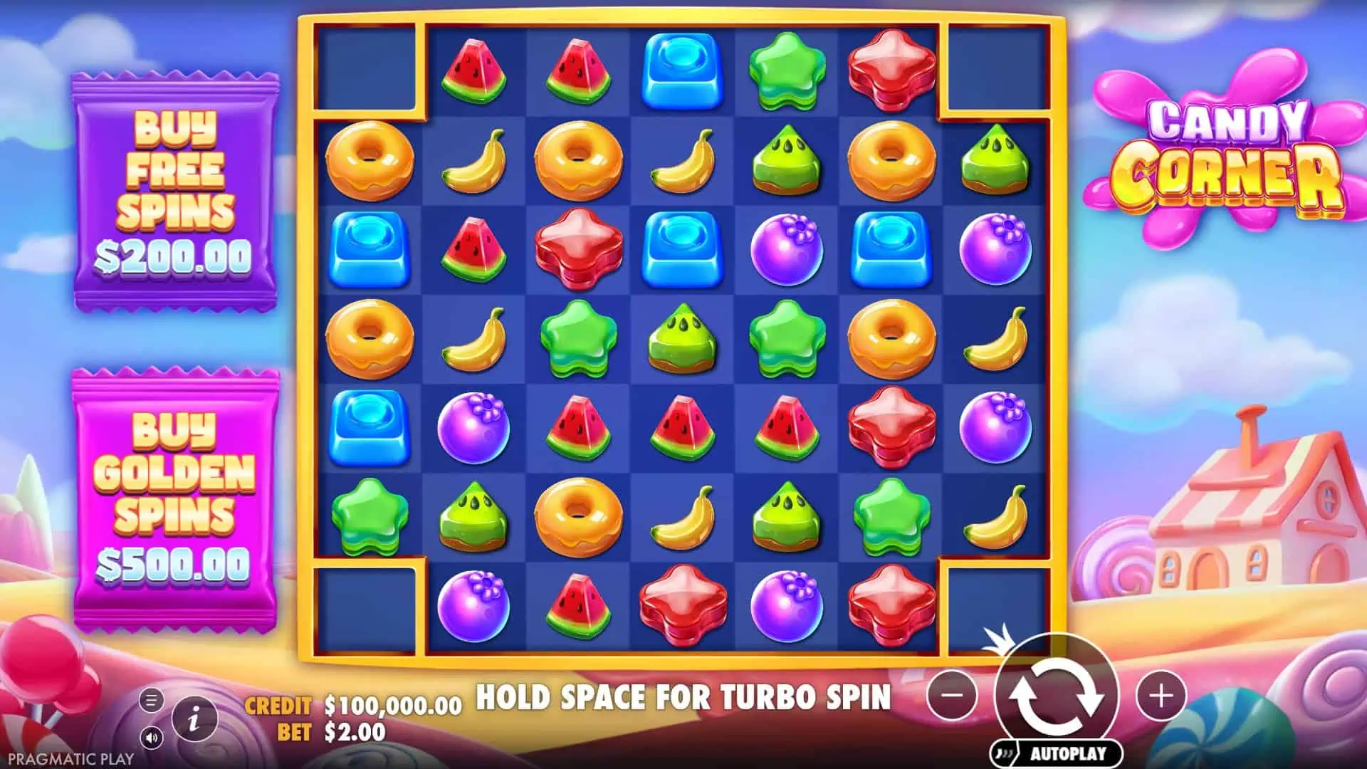 Candy Corner slot gameplay reels