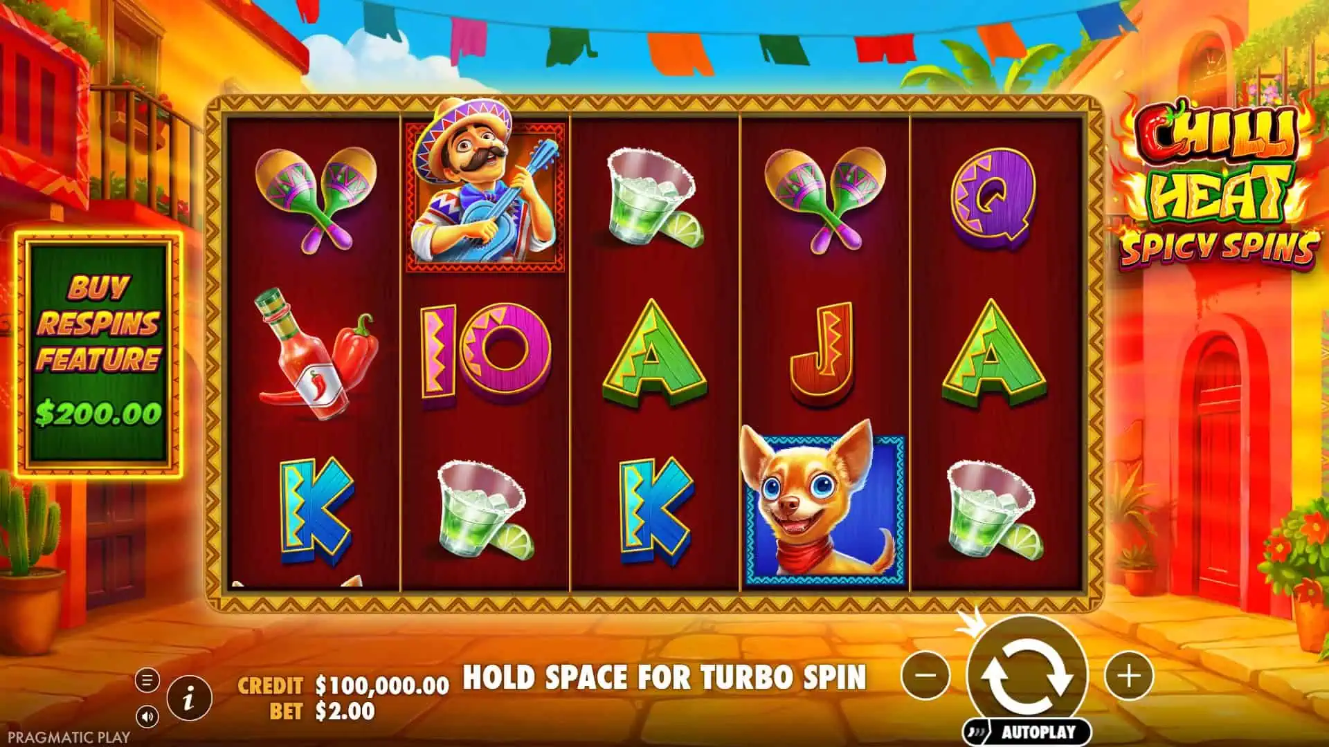 Chilli Heat Spicy Spins slot gameplay reels