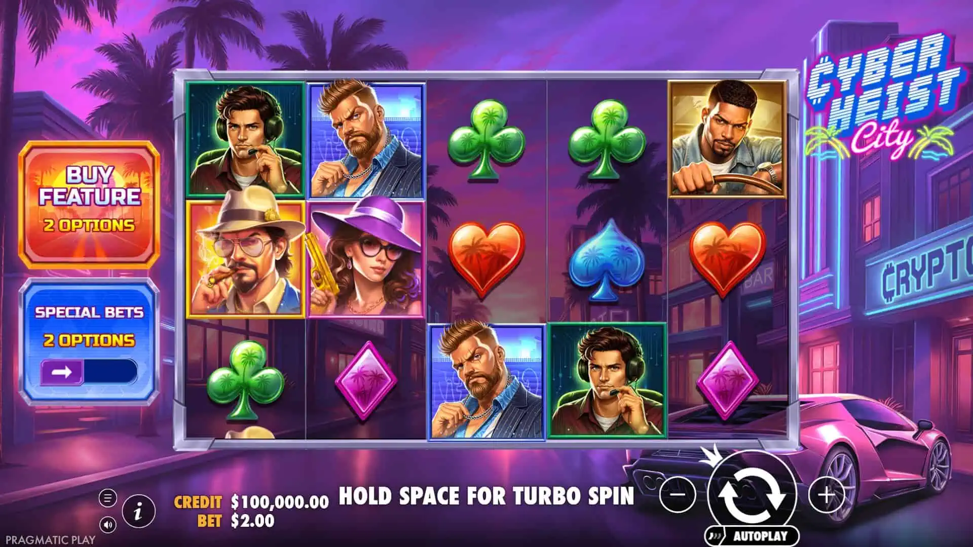Cyberheist City slot gameplay reels