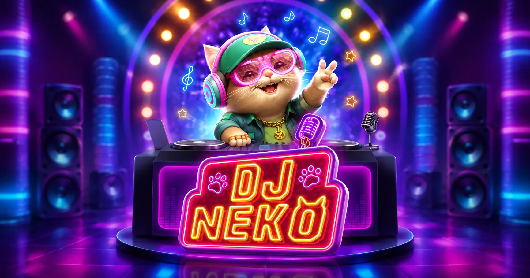 DJ Neko Slot Demo by Pragmatic Play slot cover image