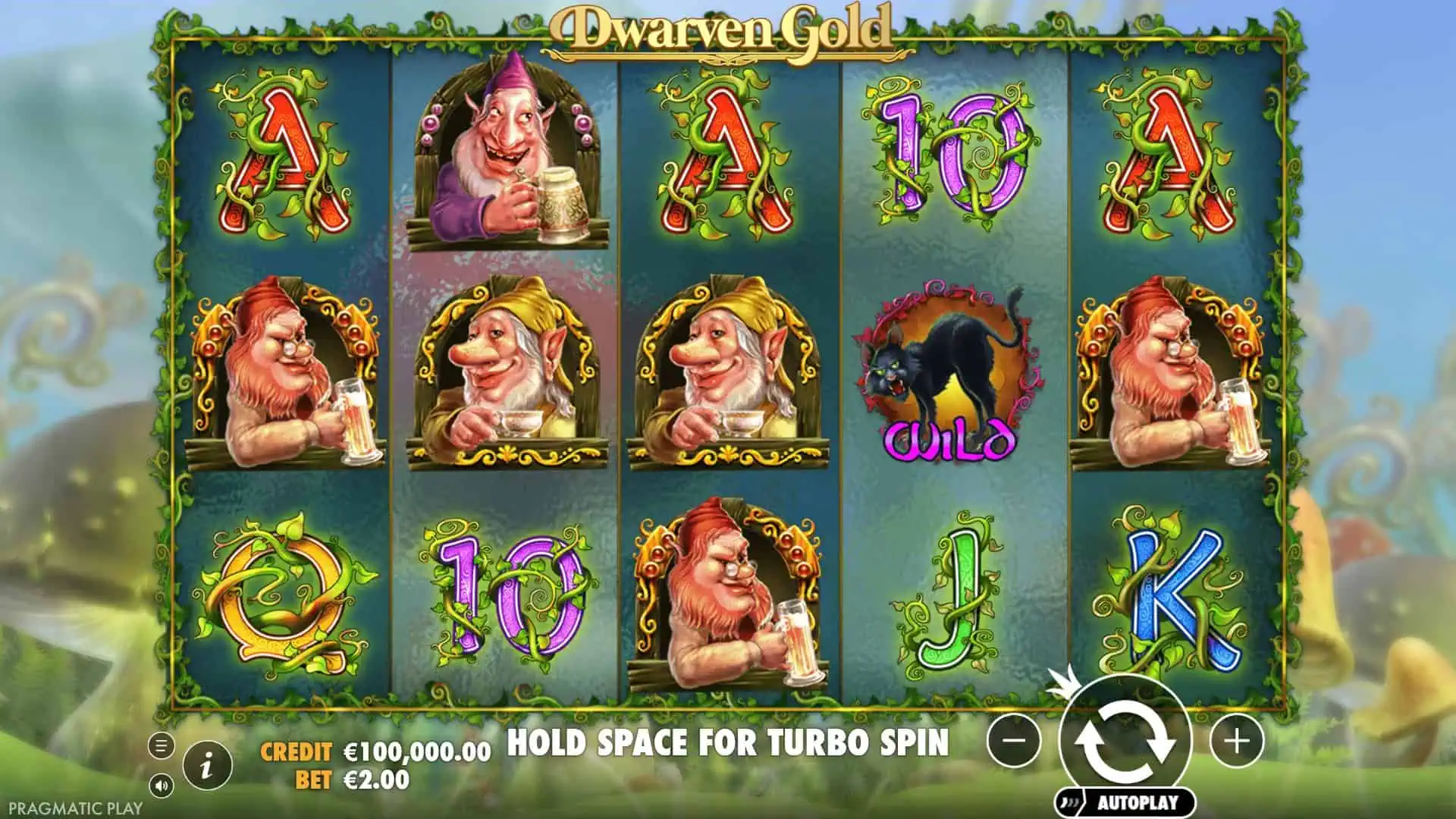 Dwarven Gold Deluxe slot gameplay reels