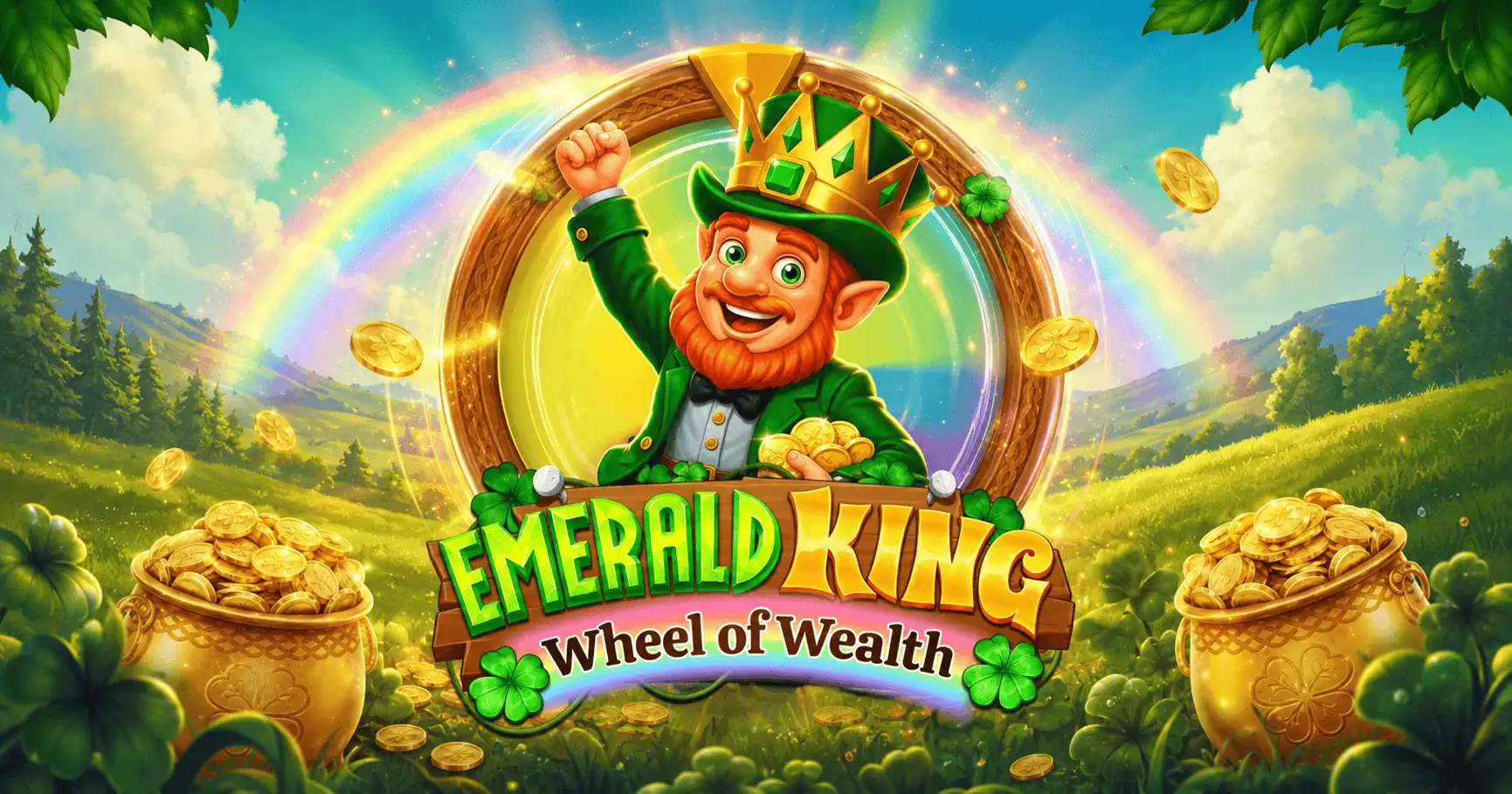 Emerald King Wheel of Wealth Slot Demo by Pragmatic Play slot cover image