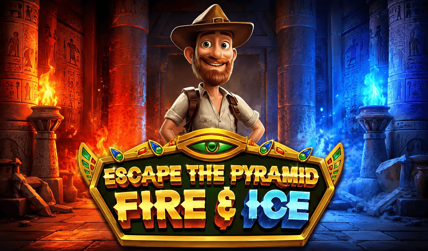 Escape the Pyramid Fire & Ice Slot Demo by Pragmatic Play slot cover image