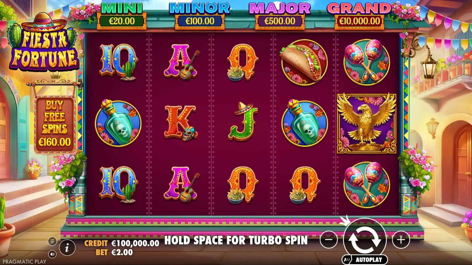 Fiesta Fortune slot gameplay reels