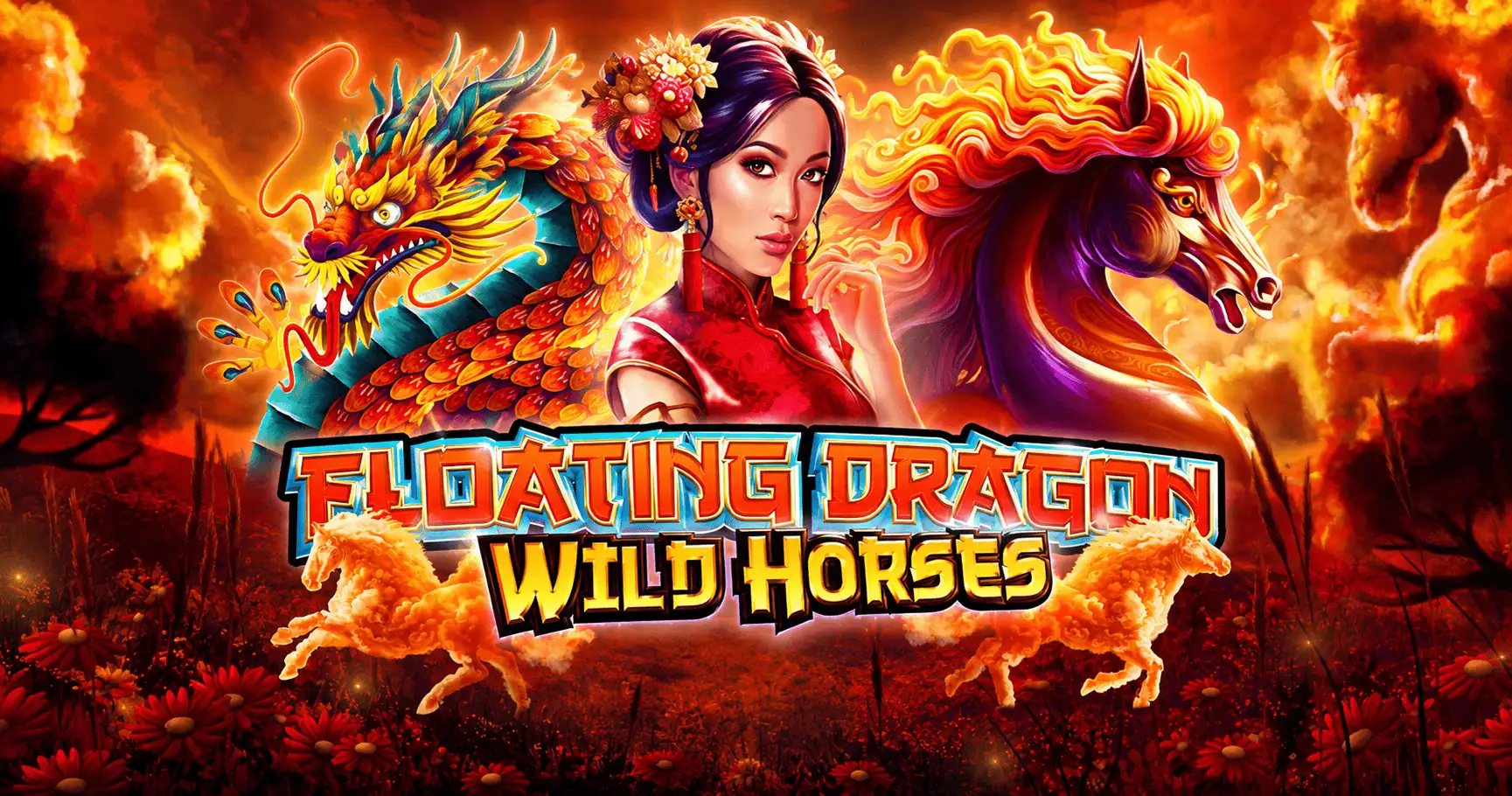 Floating Dragon Wild Horses Slot Demo by Pragmatic Play slot cover image