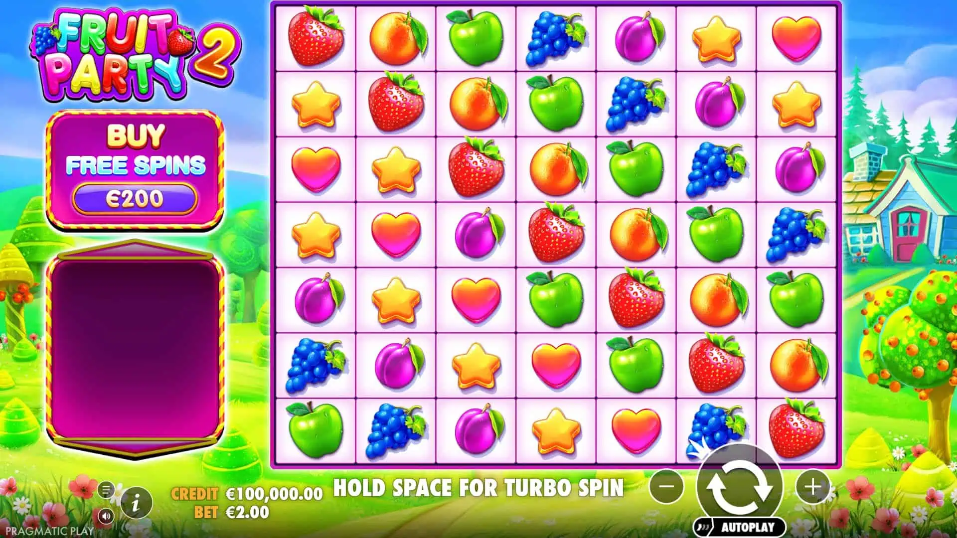 Fruit Party slot gameplay reels