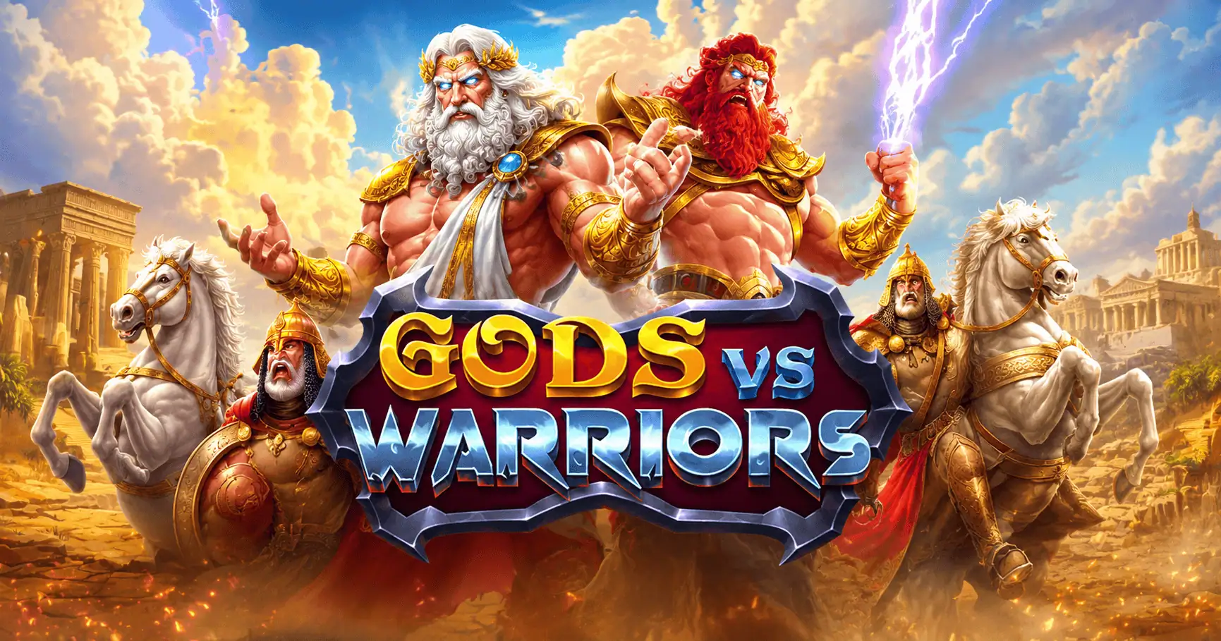 Gods vs Warriors Slot Demo by Pragmatic Play slot cover image