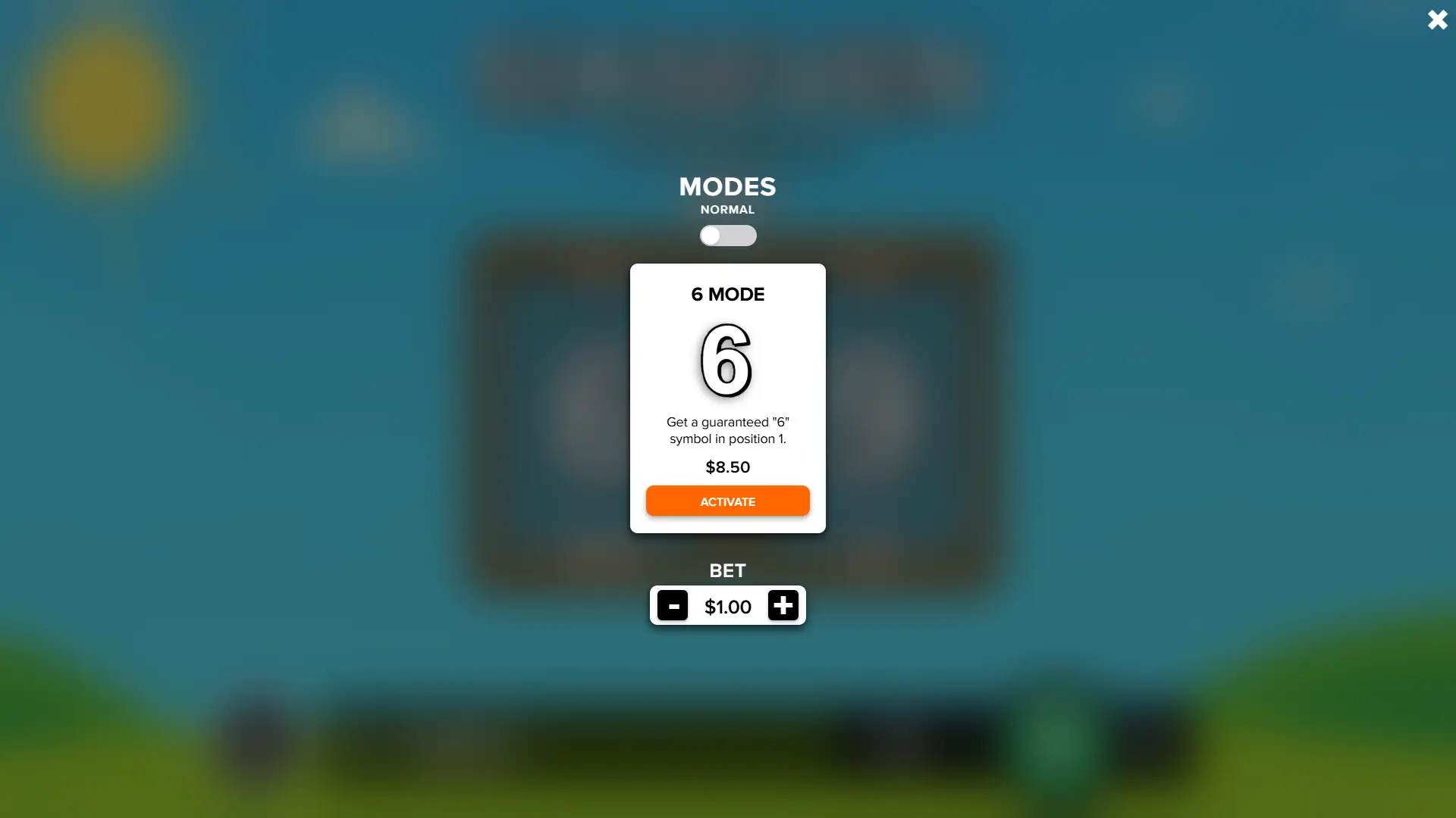 Sixseven bonus buy menu