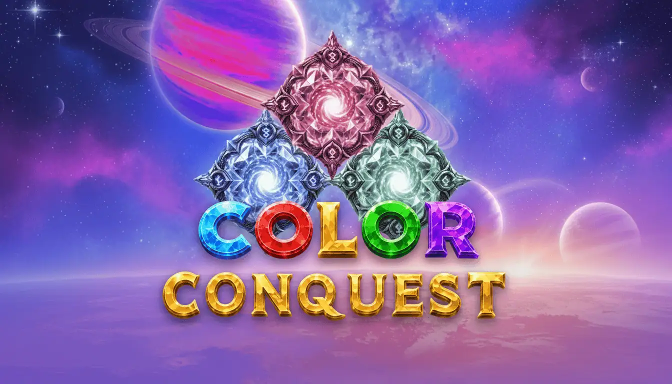 color conquest Slot Demo by Quantumspin slot cover image