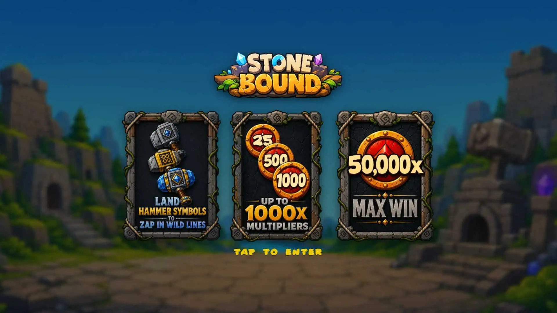 StoneBound slot intro screen