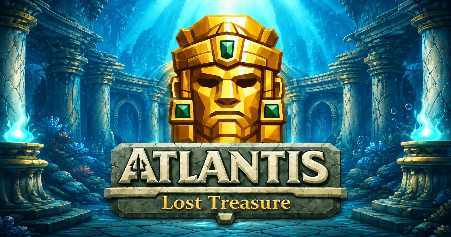 Atlantis Lost Treasure Slot Demo by Redshift Interactive slot cover image