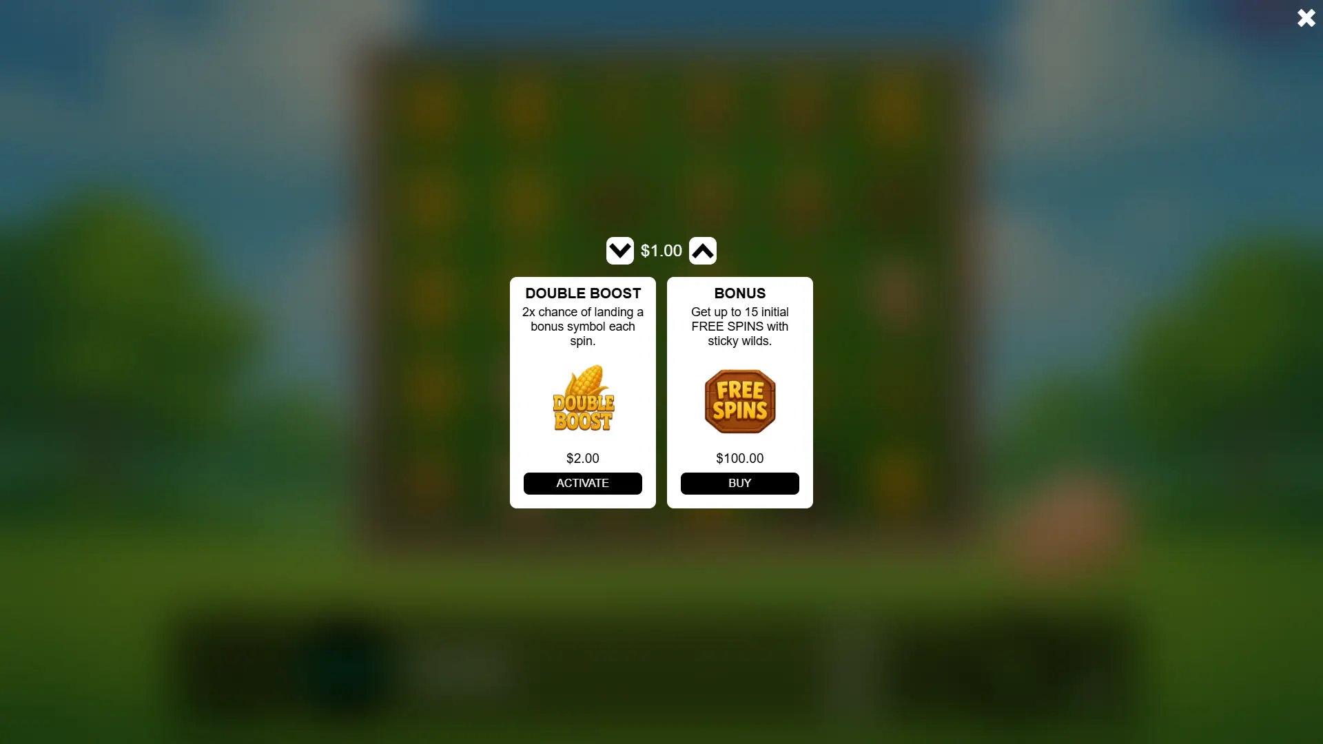Barn Ham bonus buy menu