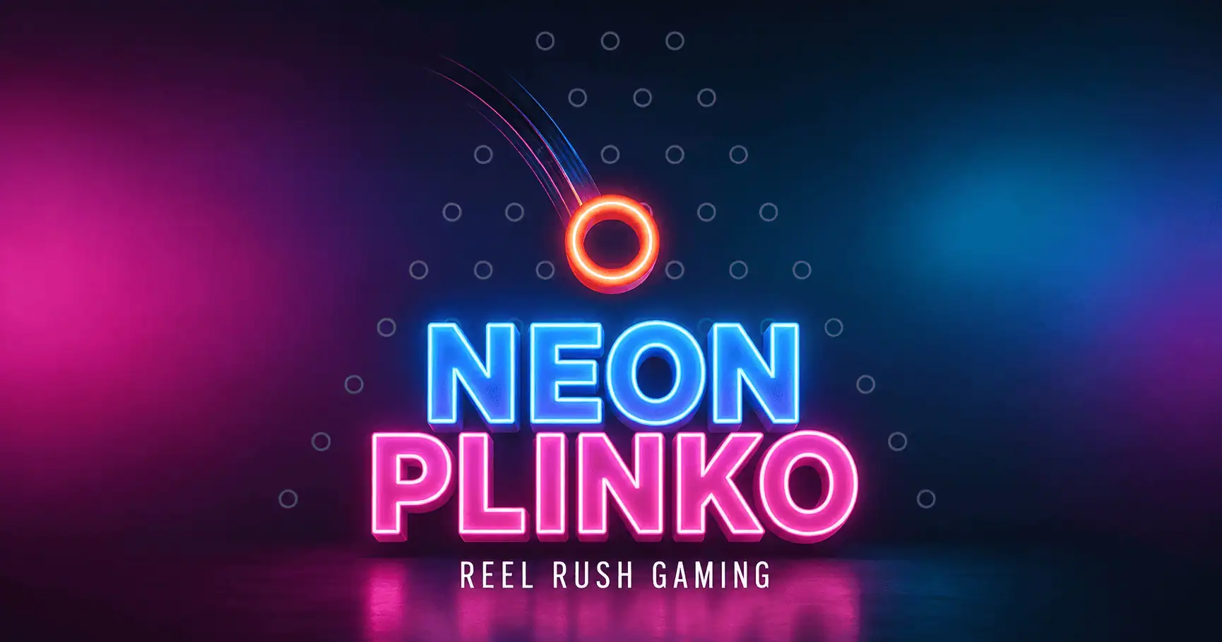Neon Plinko Slot Demo by Reel Rush Gaming slot cover image