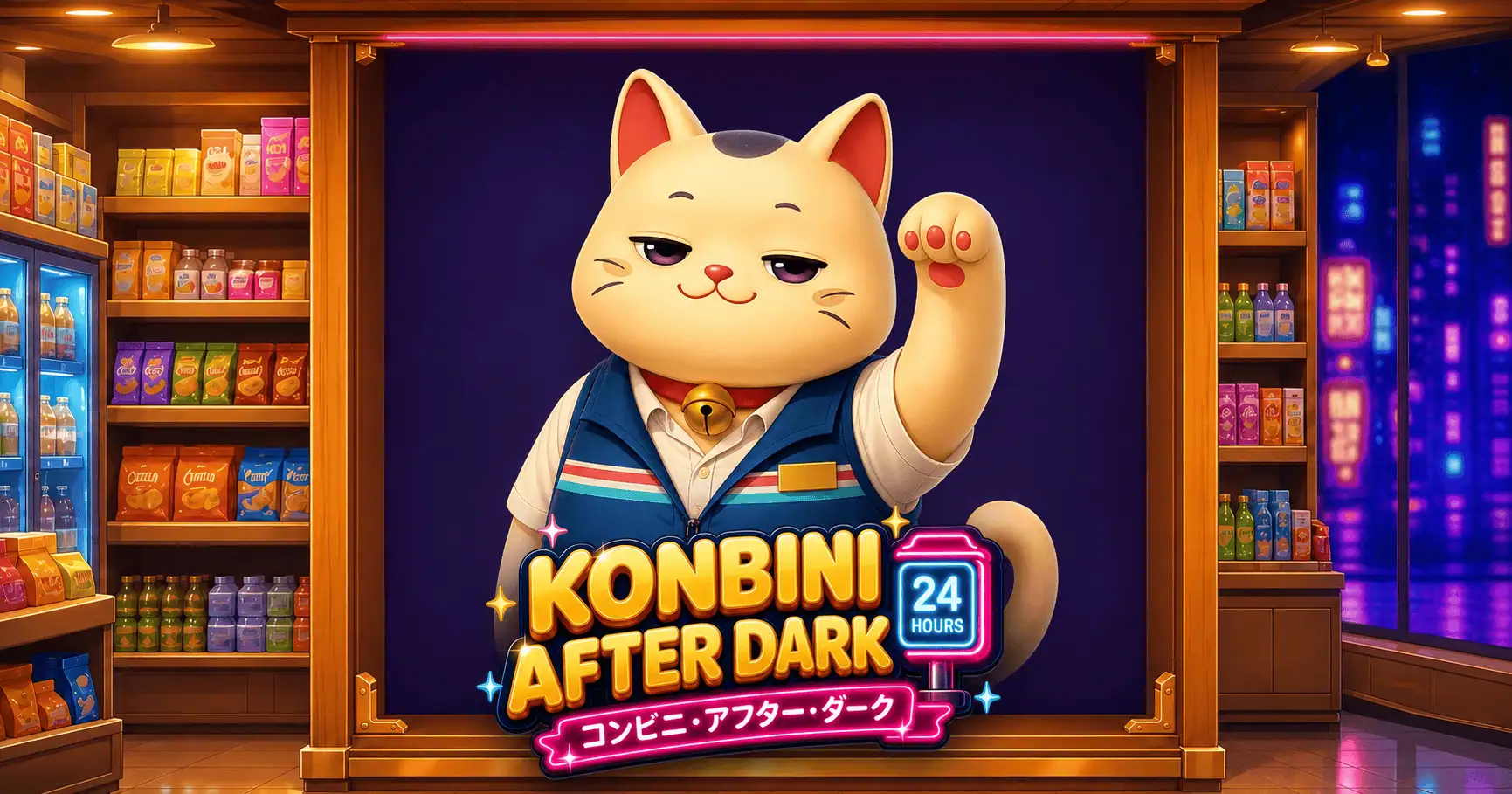Konbini After Dark Slot Demo by Relaxpls slot cover image