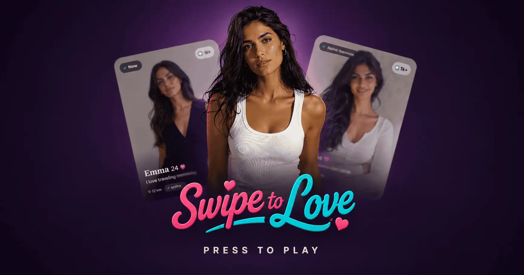 Swipe to Love Slot Demo by Riddleborn slot cover image