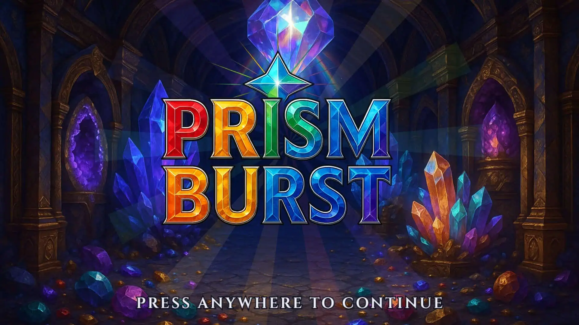 Prism Burst slot intro screen
