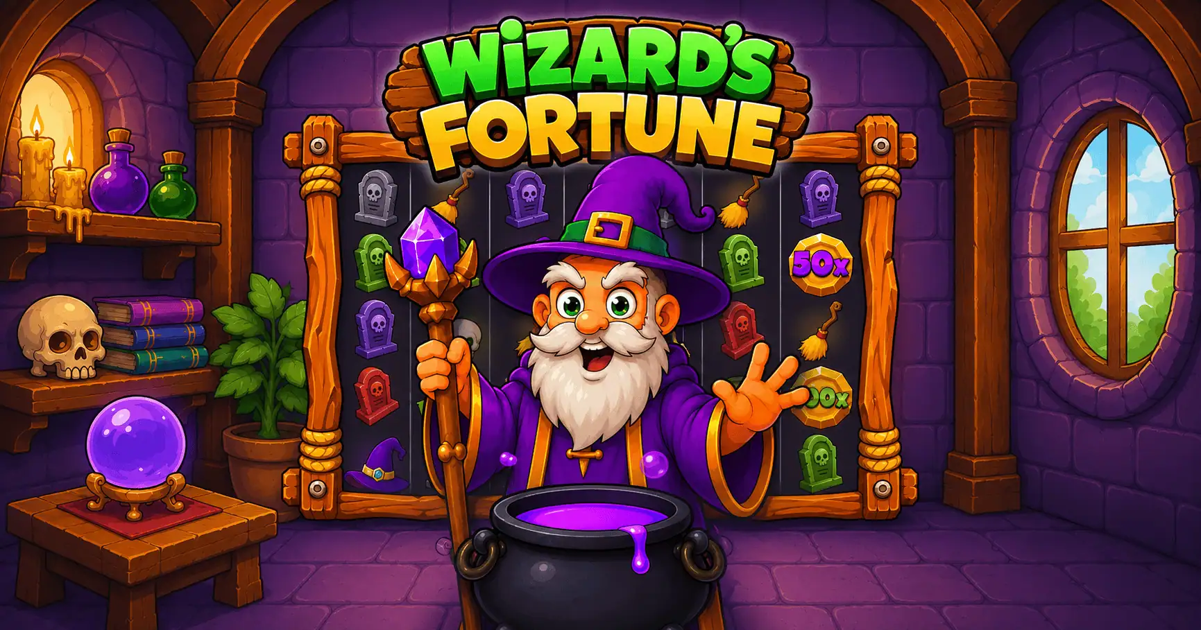 Wizard’s Fortune Slot Demo by Royal Gaming slot cover image