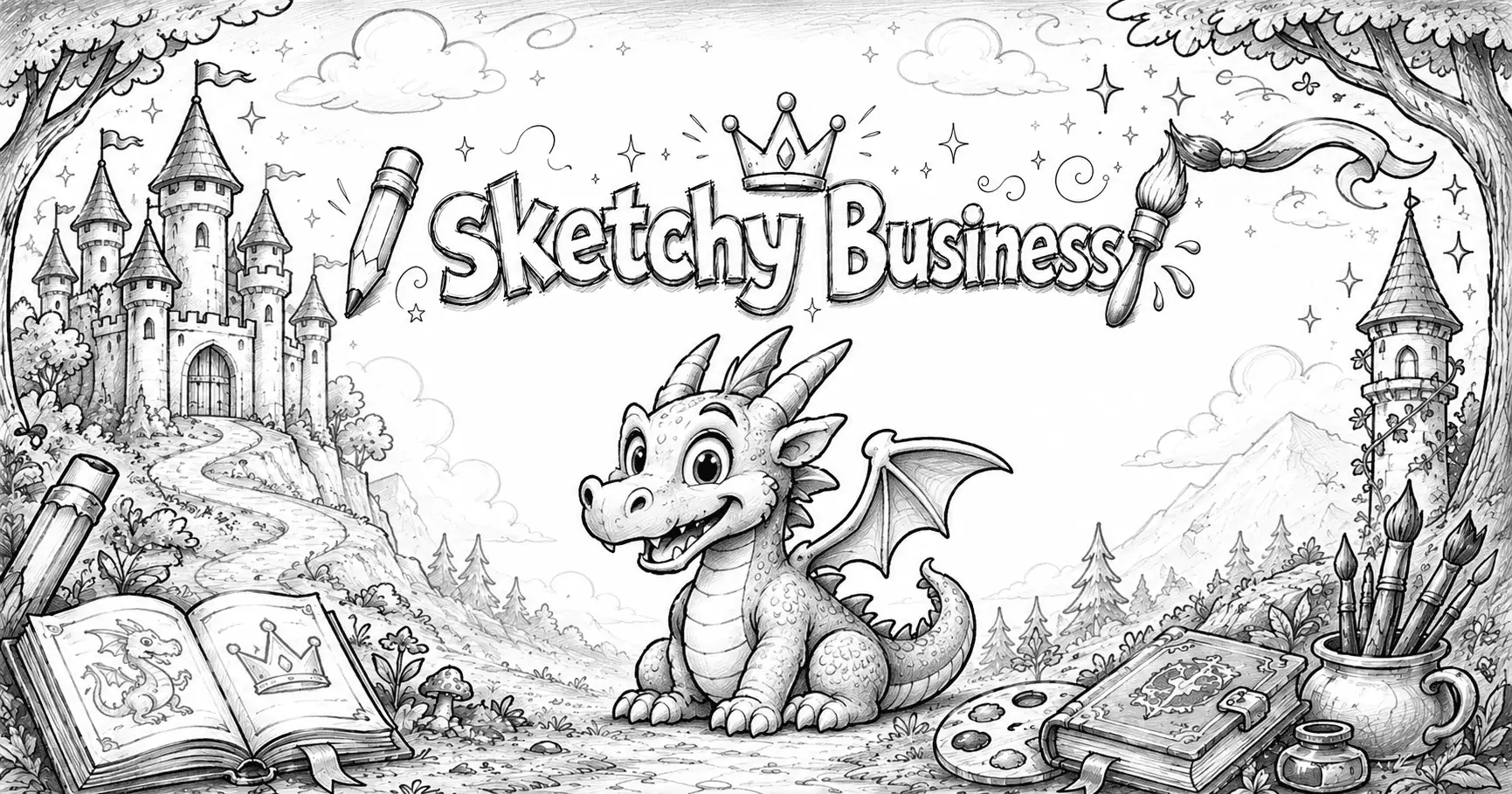 Sketchy Business Slot Demo by Sack Of Jam slot cover image