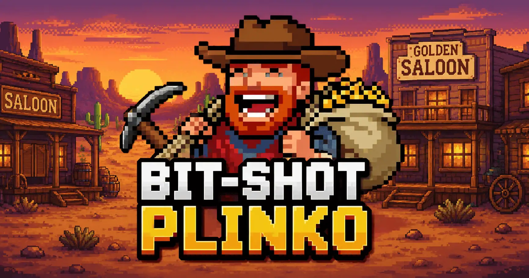 Bit-Shot Plinko Slot Demo by Saloon Slots slot cover image