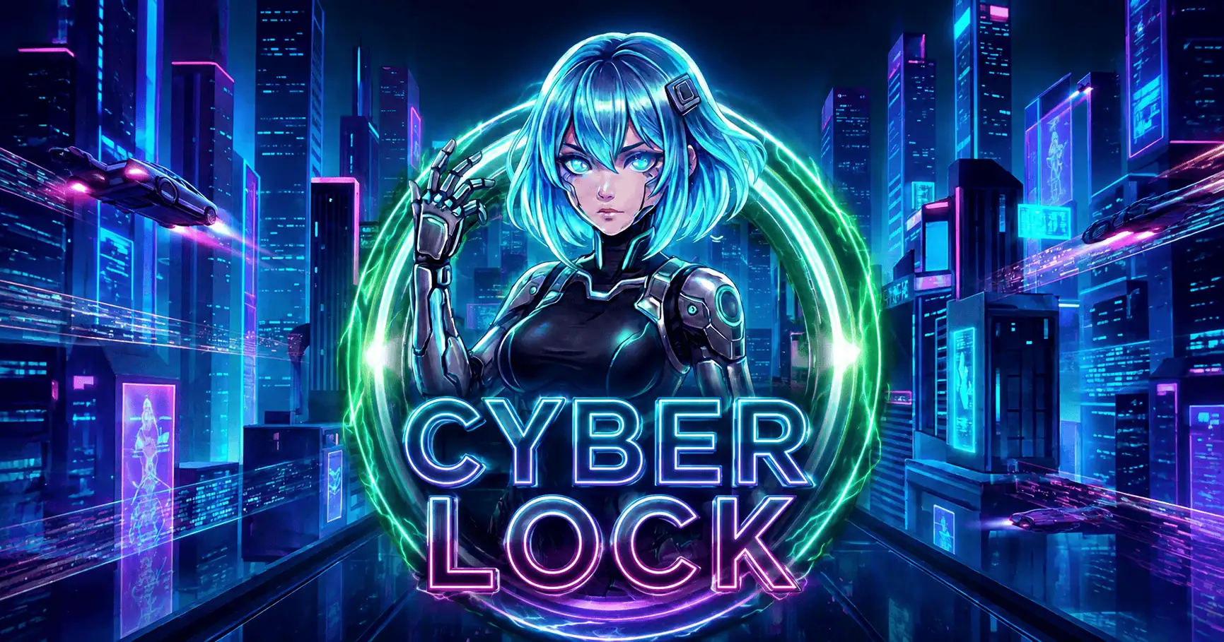 Cyber Lock Slot Demo by Sand Casino slot cover image
