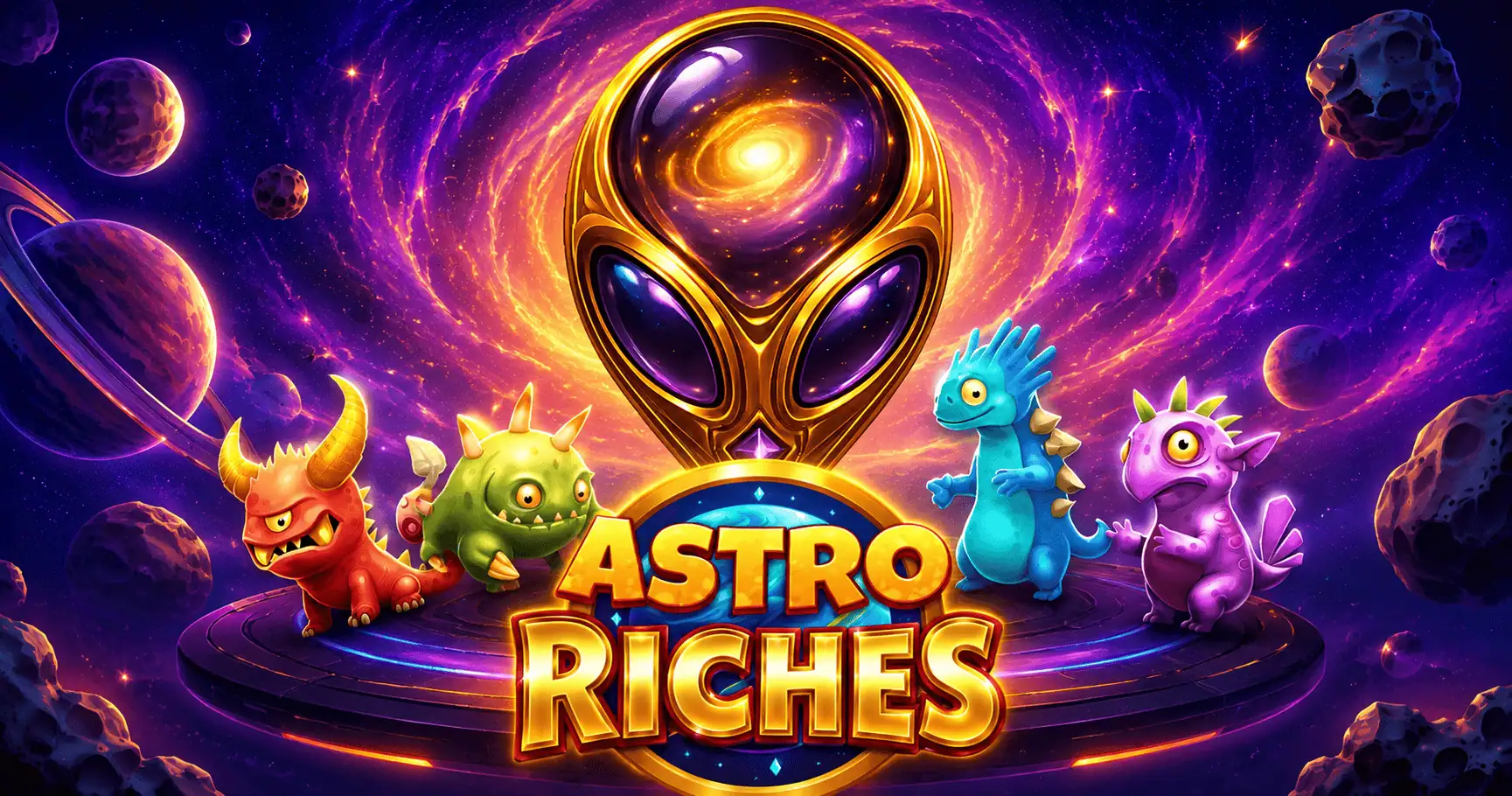 Astro Riches Slot Demo by Scar Gaming slot cover image