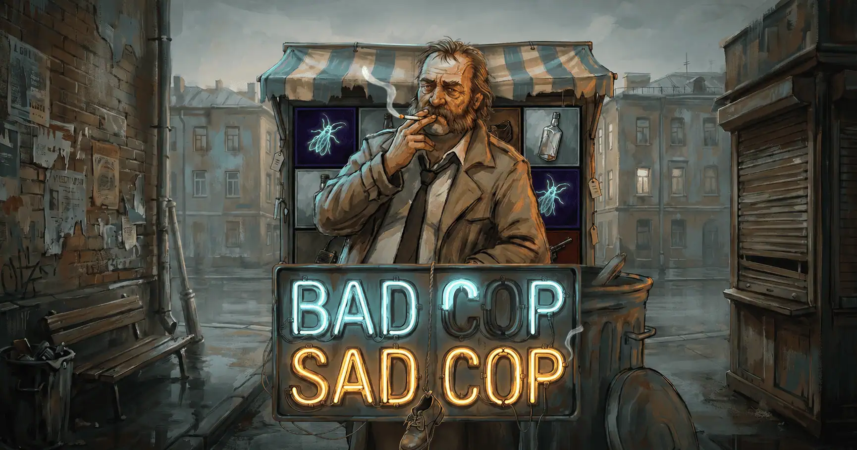 Bad Cop Sad Cop Slot Demo by Scatterbrain Games slot cover image