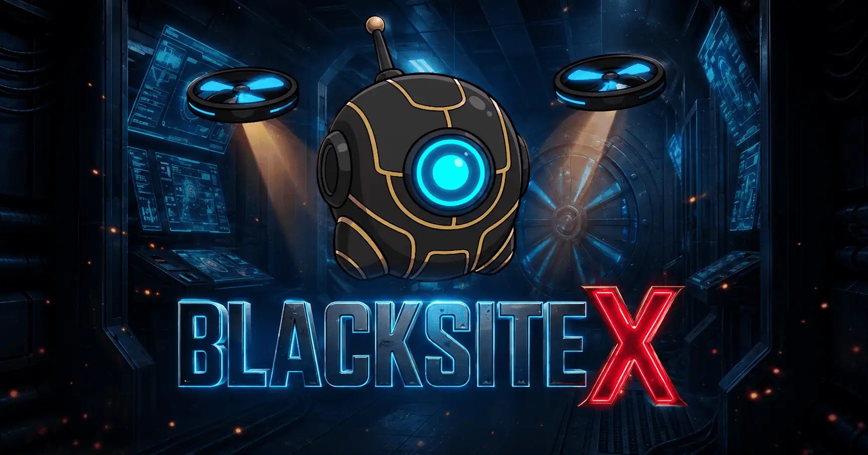 Blacksite X Slot Demo by Seven Days Gaming slot cover image