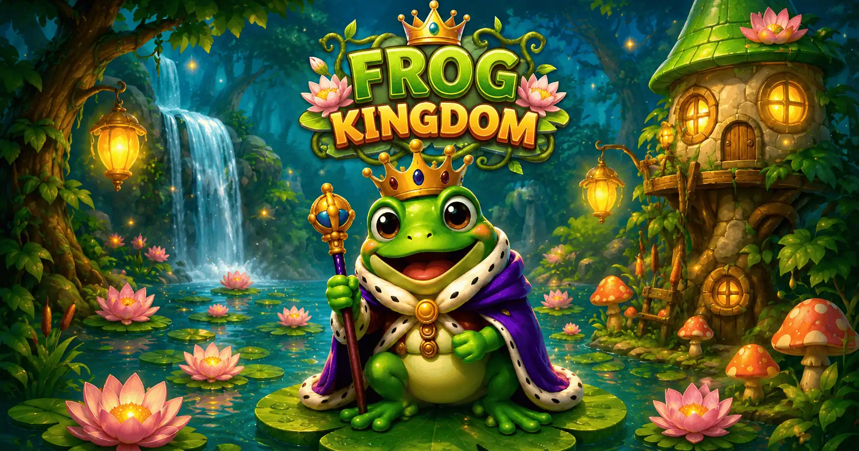 Frog Kingdom Slot Demo by Shadduction slot cover image