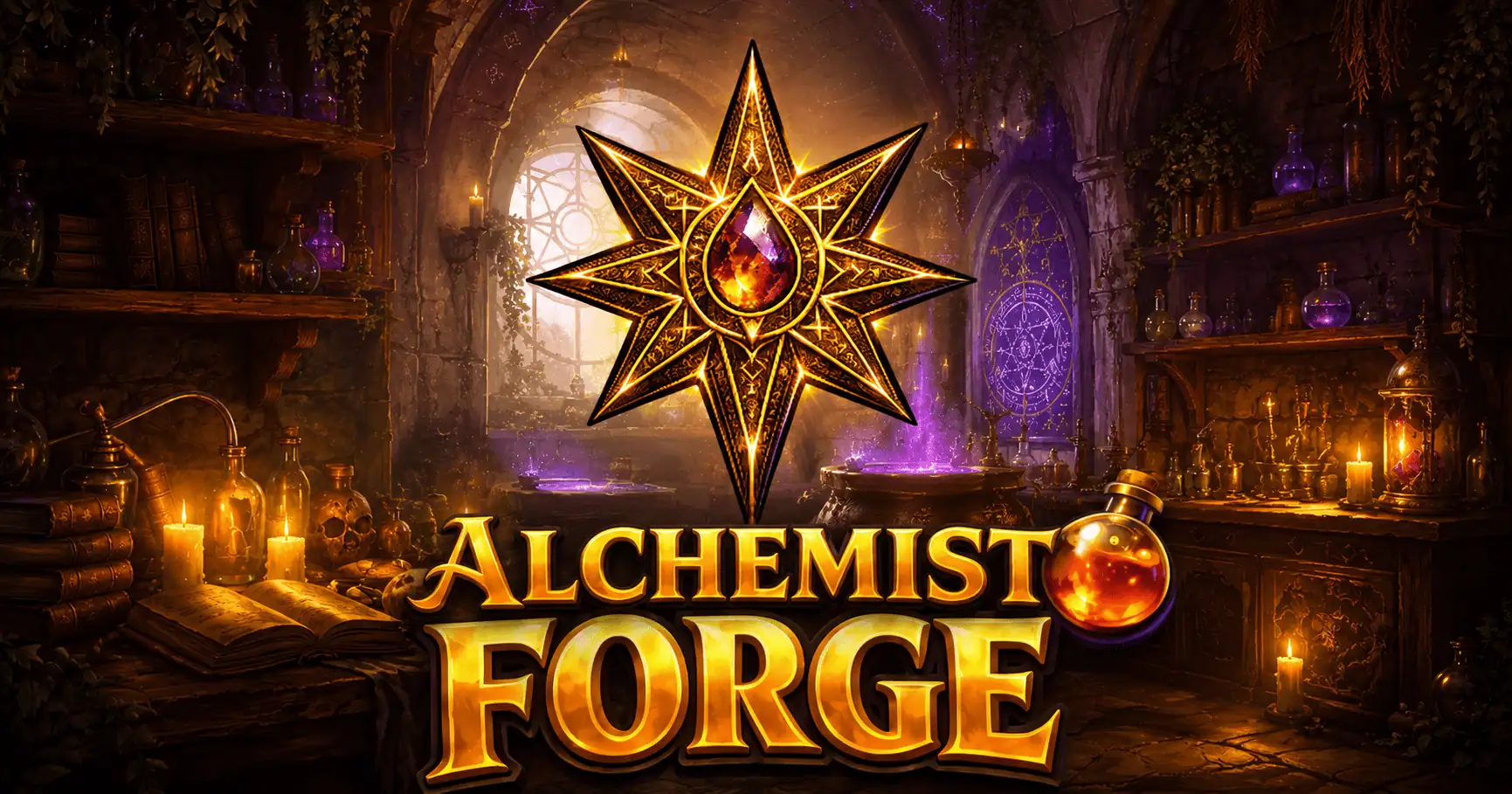 Alchemist Forge Slot Demo by Silver Play slot cover image