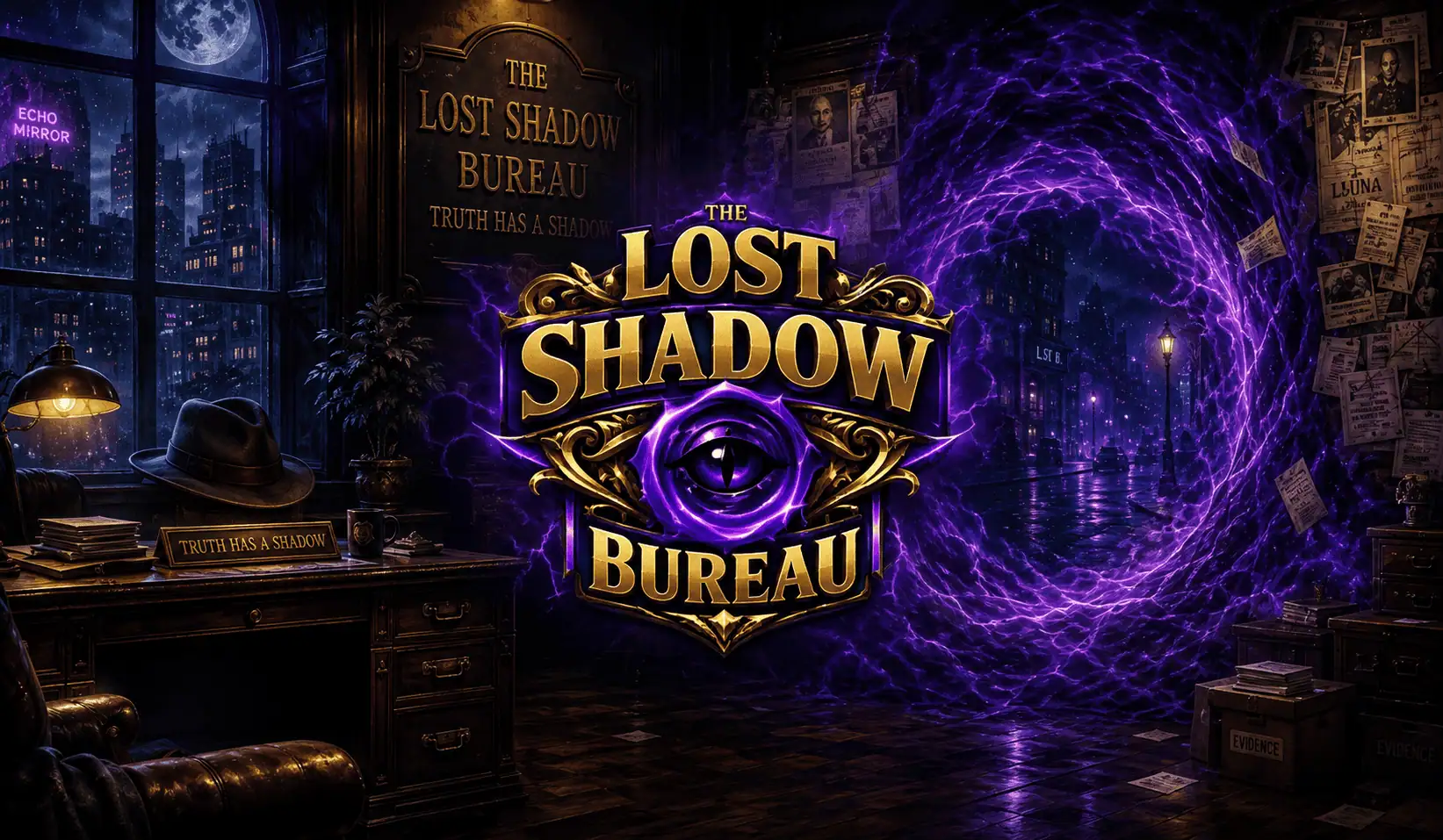 Lost Shadow Bureau Slot Demo by Silver Play slot cover image