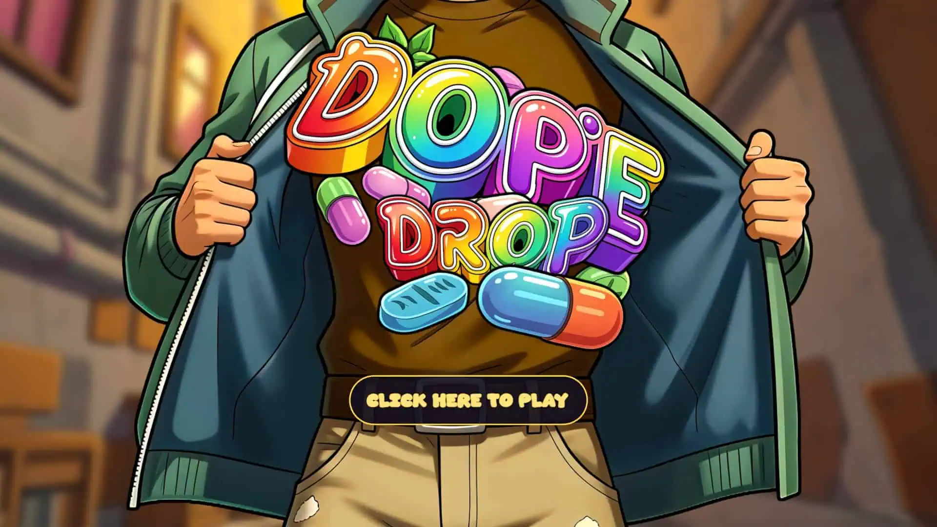 Dope Drop slot intro screen