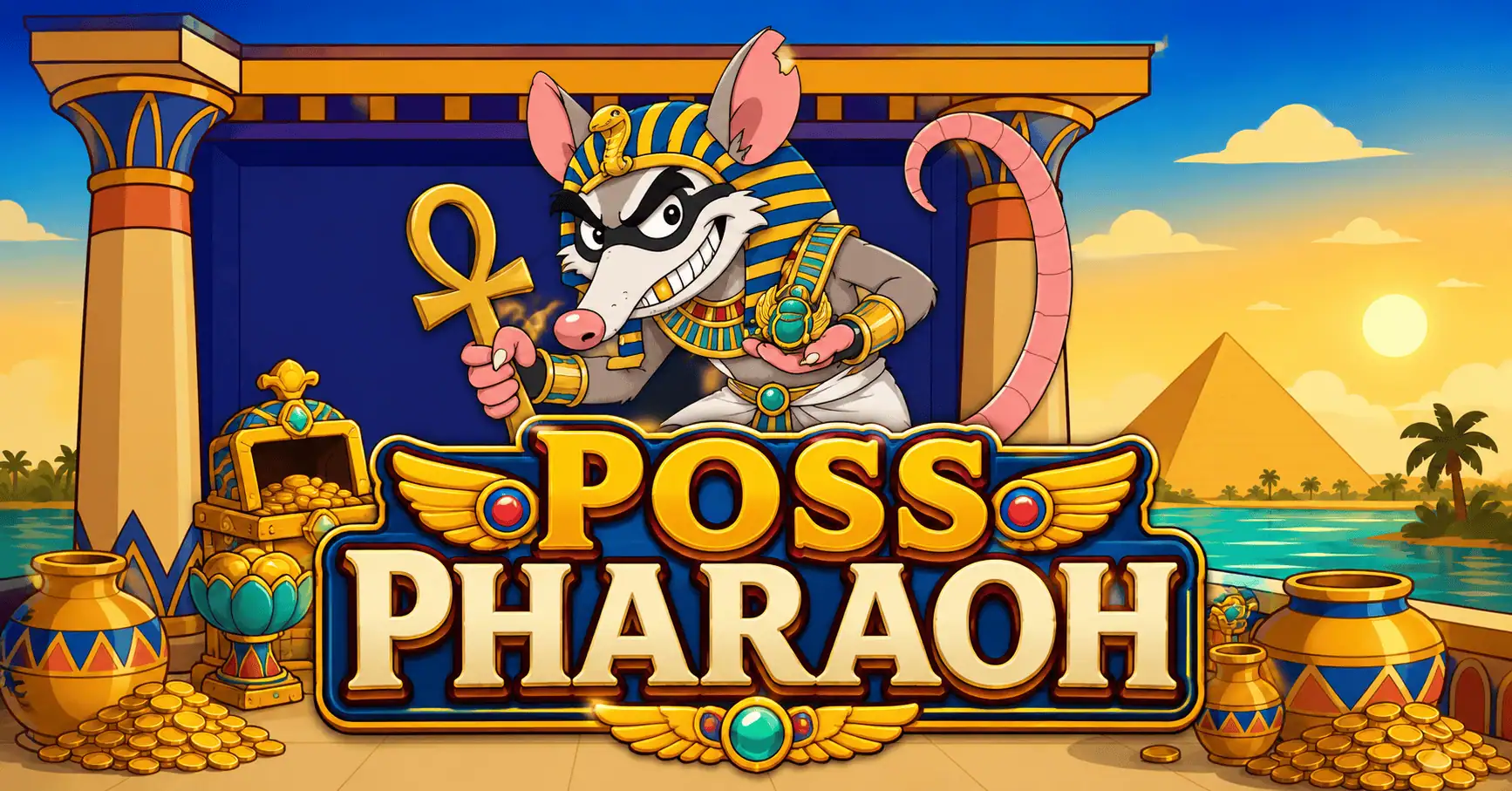 Poss Pharaoh Slot Demo by Skeet Gaming slot cover image