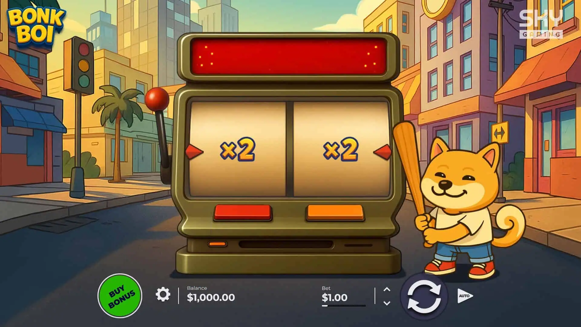 Bonk Boi slot gameplay reels