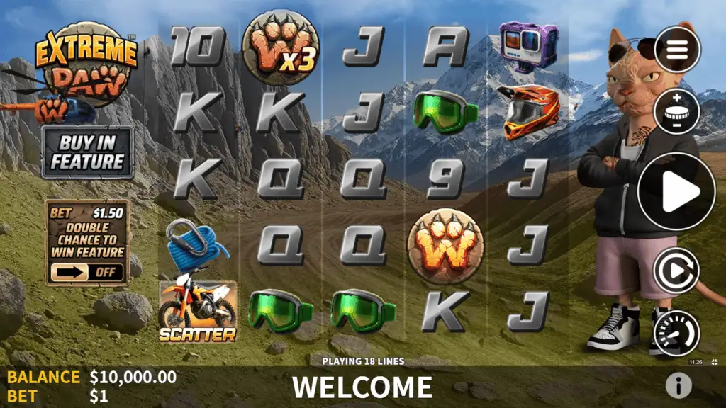 Skywind extreme paw game game preview